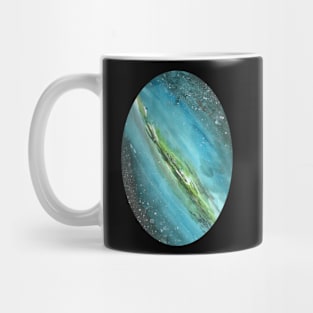 watercolour sombrero galaxy - astronomy inspired fine art Mug